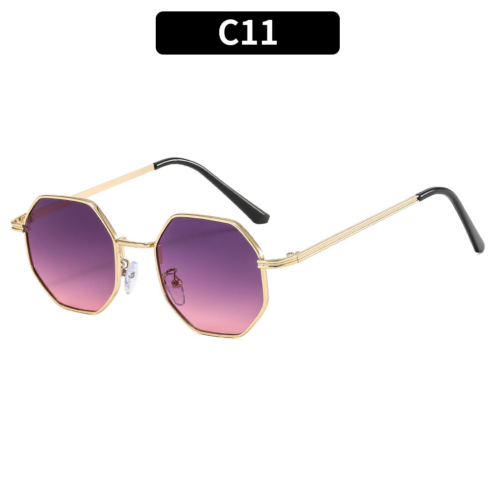 Elegante achteckige Rahmen-Sonnenbrille