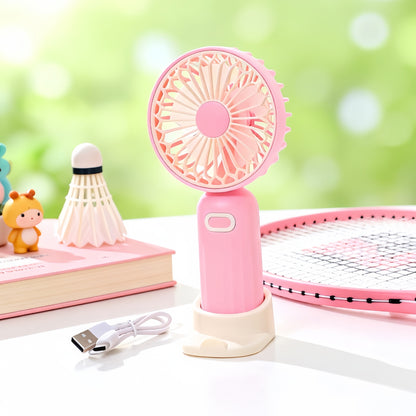 Damen tragbarer USB Handventilator mit flexiblem Neigungsmechanismus Brehn