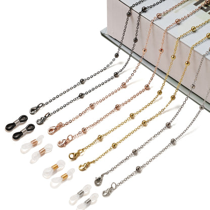 Premium Gold Beaded Brillen Kette Brehn