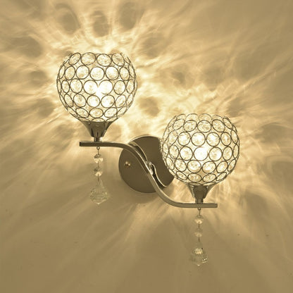 Kristallakzent-Wandlampe