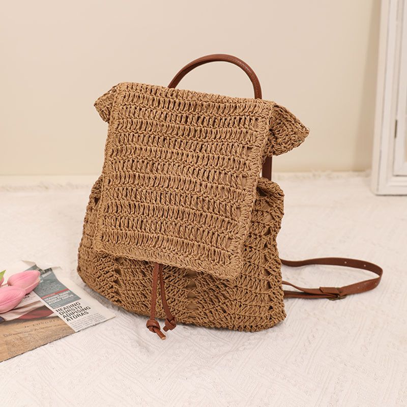 Rucksacktasche Aus Handgefertigtem Naturmaterial Brehn