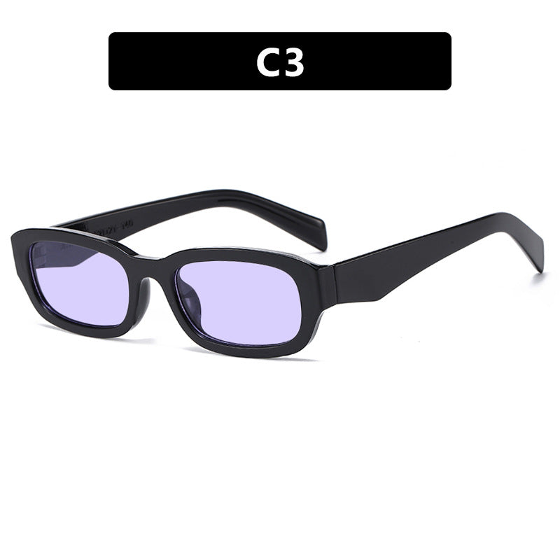 Damen modische Sonnenbrille mit stilvollem, rechteckigem Rahmen Brehn