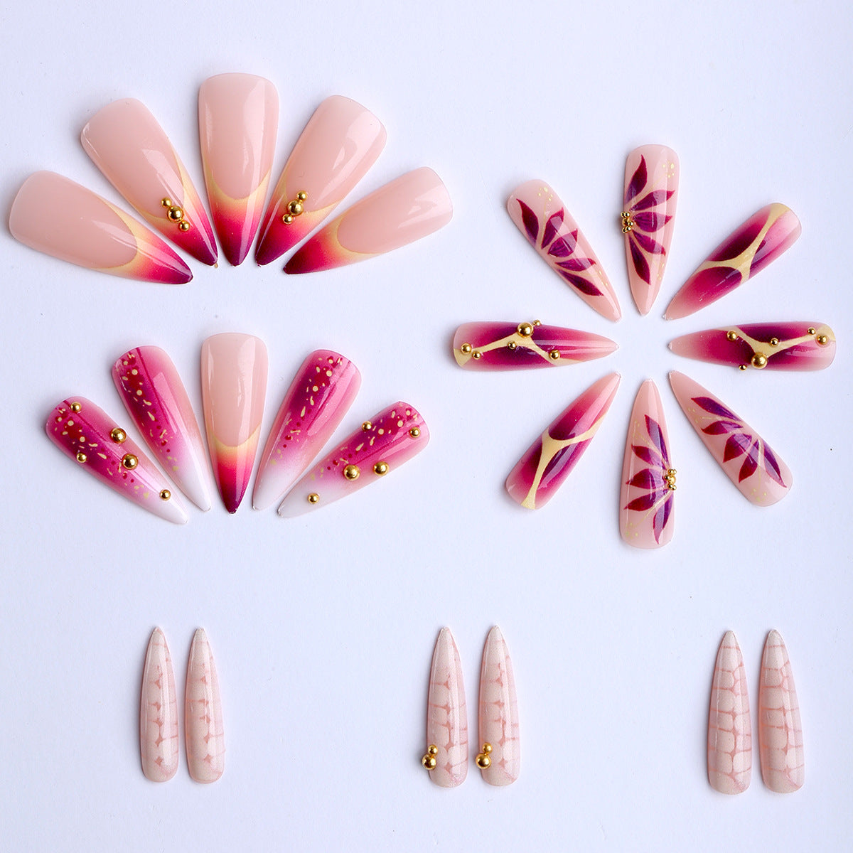 Exquisite Kunstnägel mit Glamourösen Akzenten Brehn