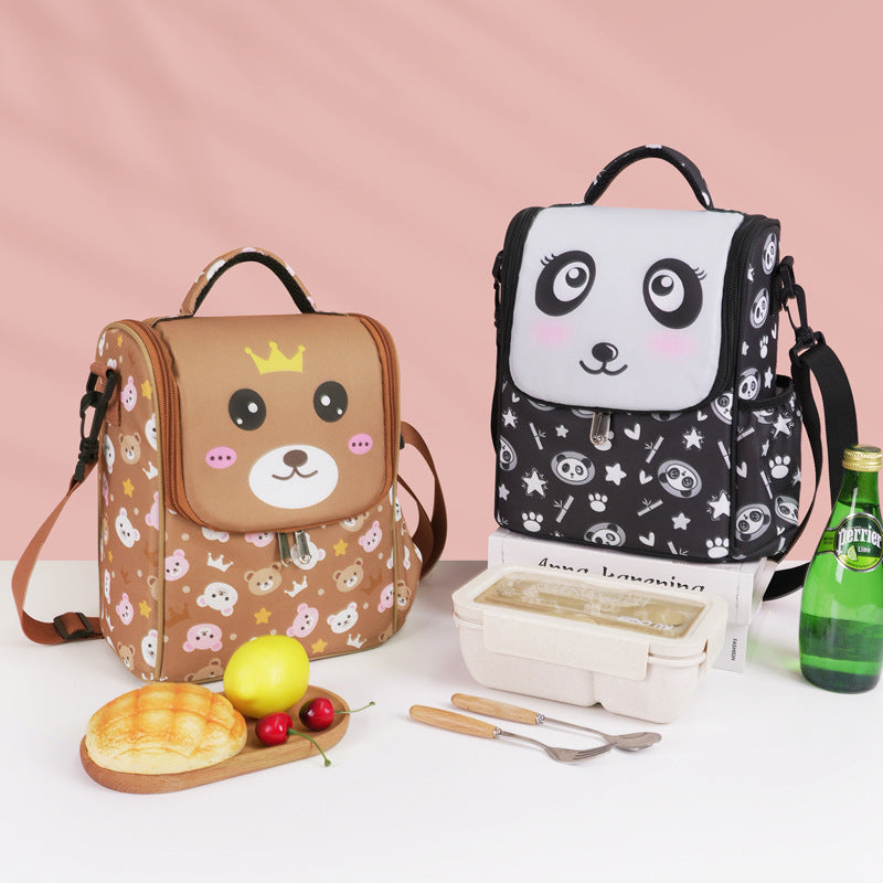Süßes Panda-Print isolierte Lunch Tasche