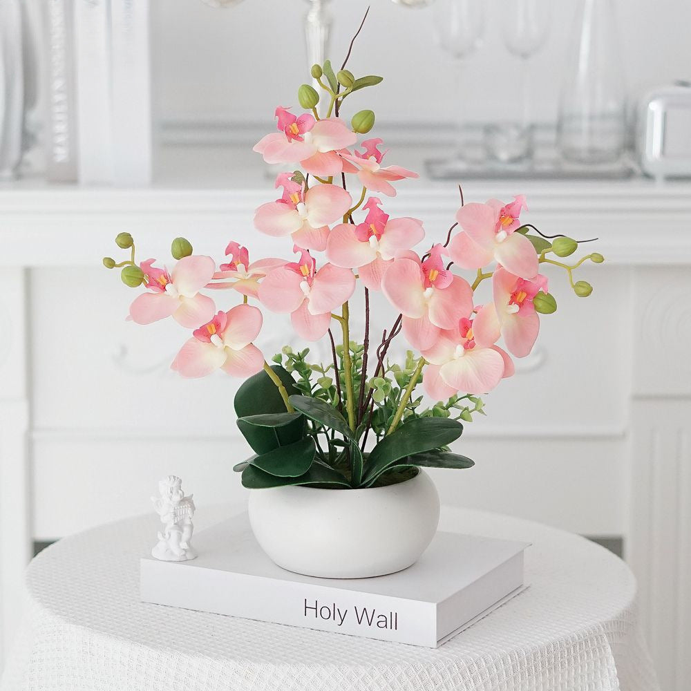 Realistische künstliche Orchideen Dekoration