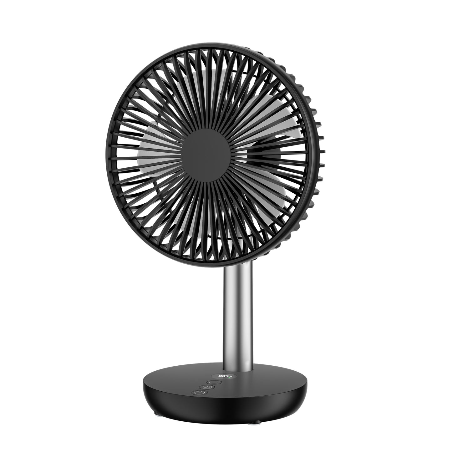 Unisex Tragbarer Tischventilator mit einstellbarem Neigungswinkel Brehn