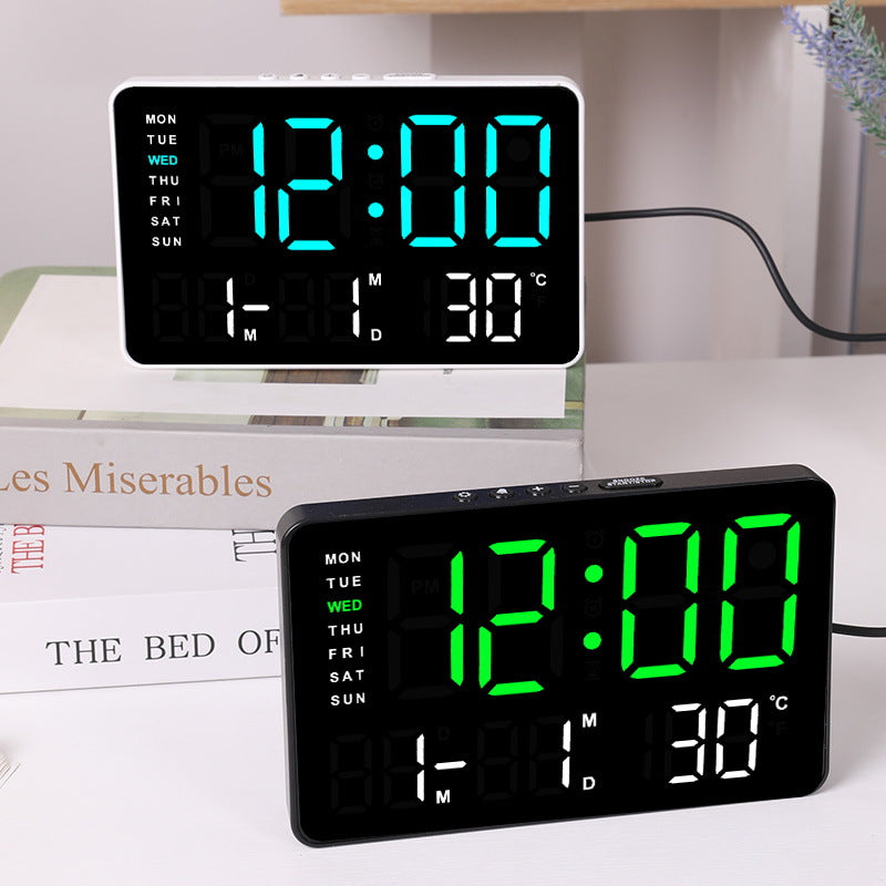 Digitaler Wandwecker mit Temperatur- und Datumsanzeige Brehn
