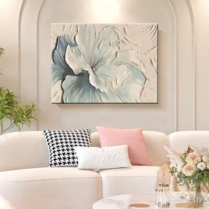 3D Florales Relief Wandkunst
