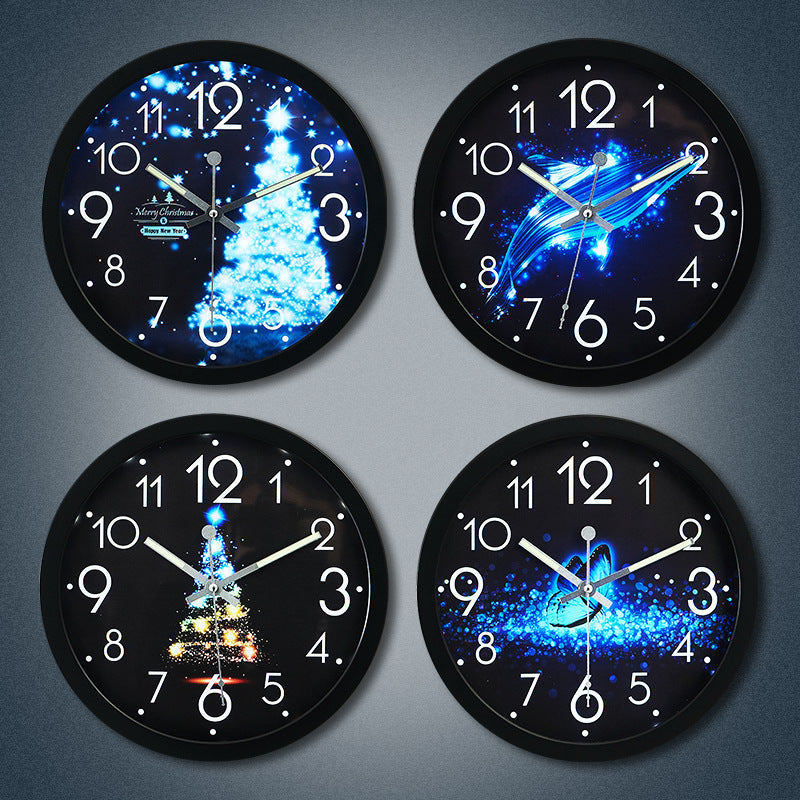 Wanduhr mit Elegantem Schmetterlingsdesign Brehn
