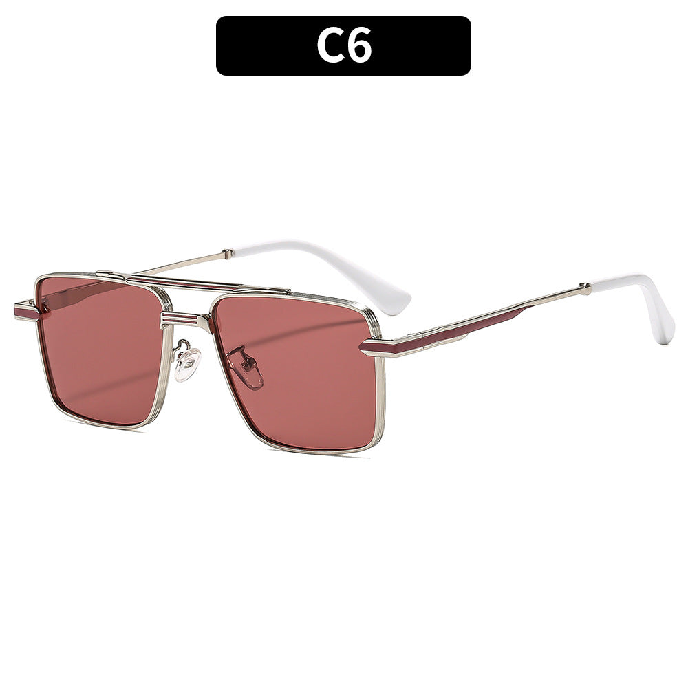 Moderne geometrische quadratische Sonnenbrille