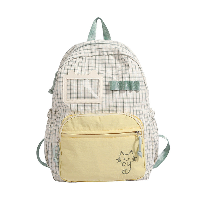 Süßer illustrierter Katzen-Design-Rucksack Brehn