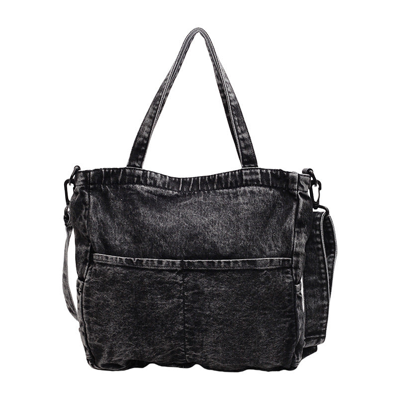 Premium Denim Schultertasche Brehn