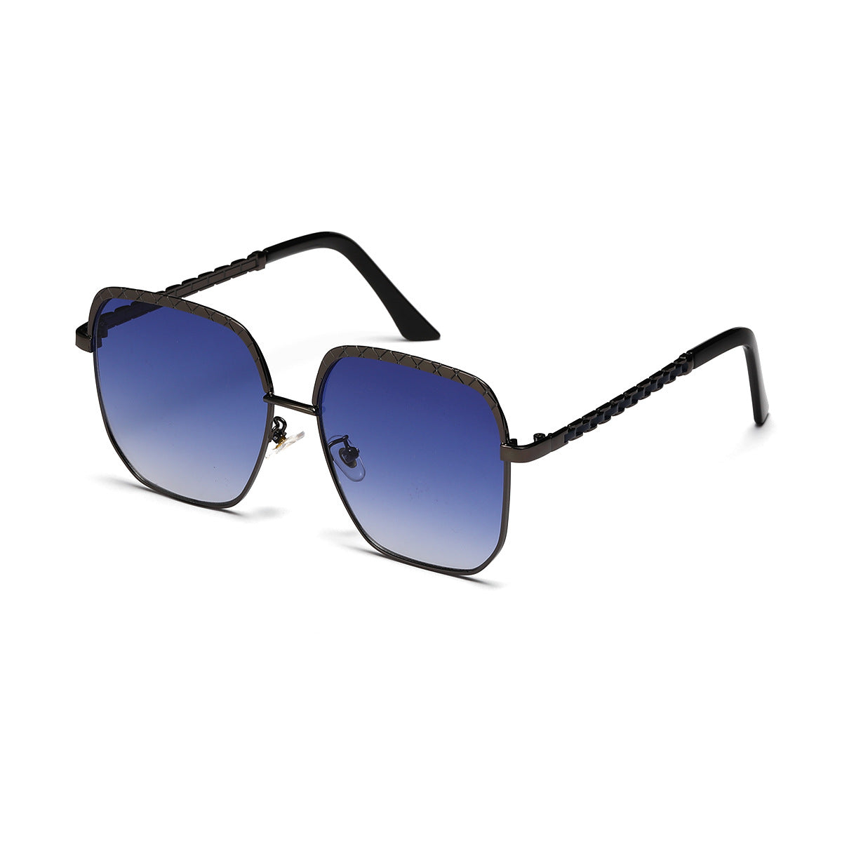 Damen modische oversized Sonnenbrille im geometrischen Design Brehn