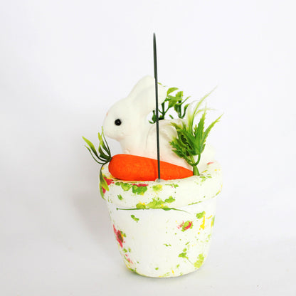 Dekorativer Osterhase Blumentopf Brehn