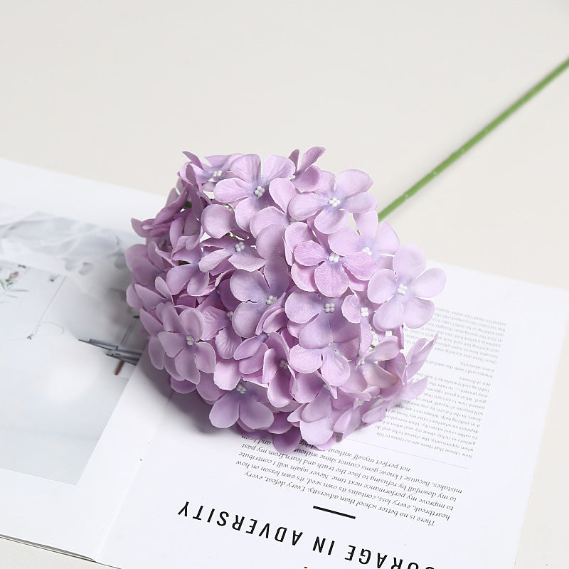 Realistische Florale Hortensienstiel
