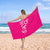 Strandtuch mit kreativem Herzdesign Brehn
