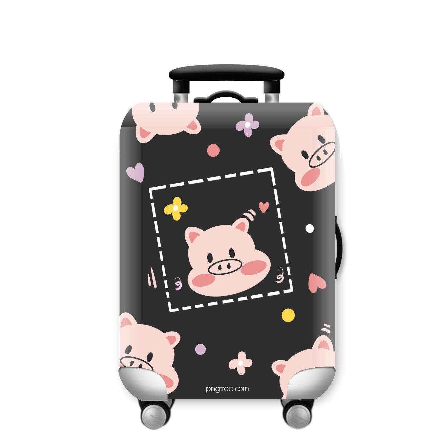 Unisex Hartschalenreisekoffer mit lustigem Giraffenmotiv Brehn