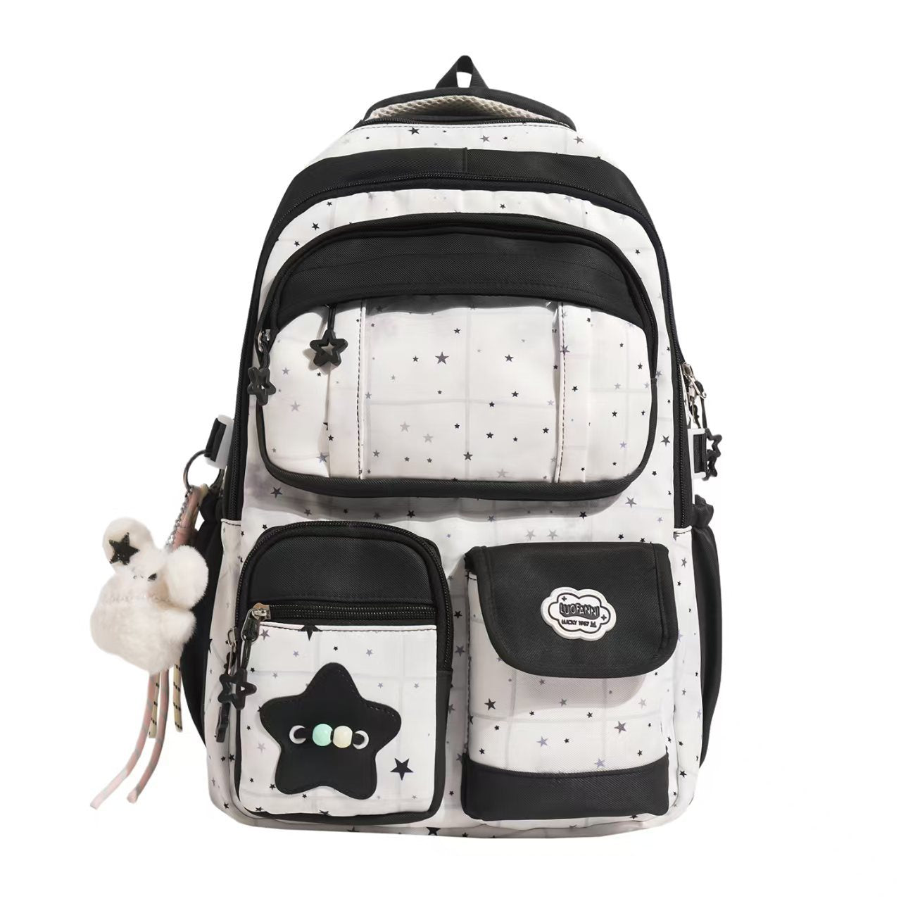 Sternenbedruckter Multifunktions-Rucksack Brehn