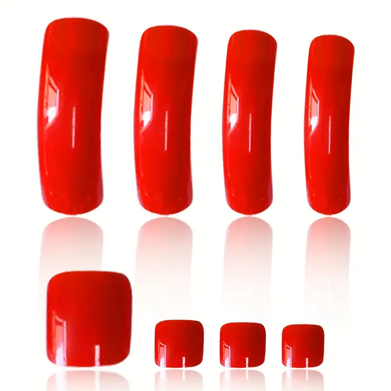 Premium Glänzendes Press-On Nagelset Brehn