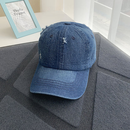 Damen Destroyed Denim Baseball Cap Brehn 1784084168
