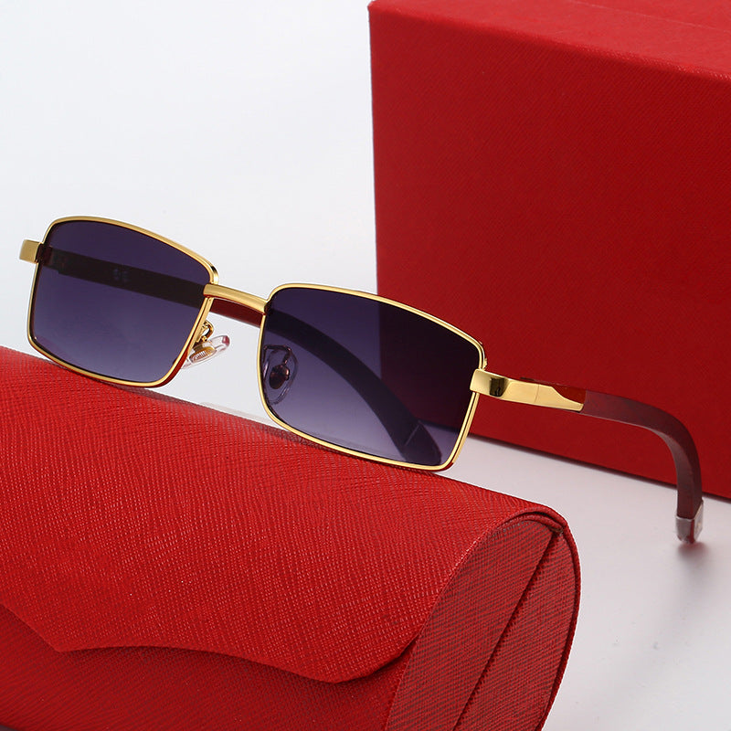 Damen modische Sonnenbrille mit stylischem Metall- und Kunststoffrahmen Brehn