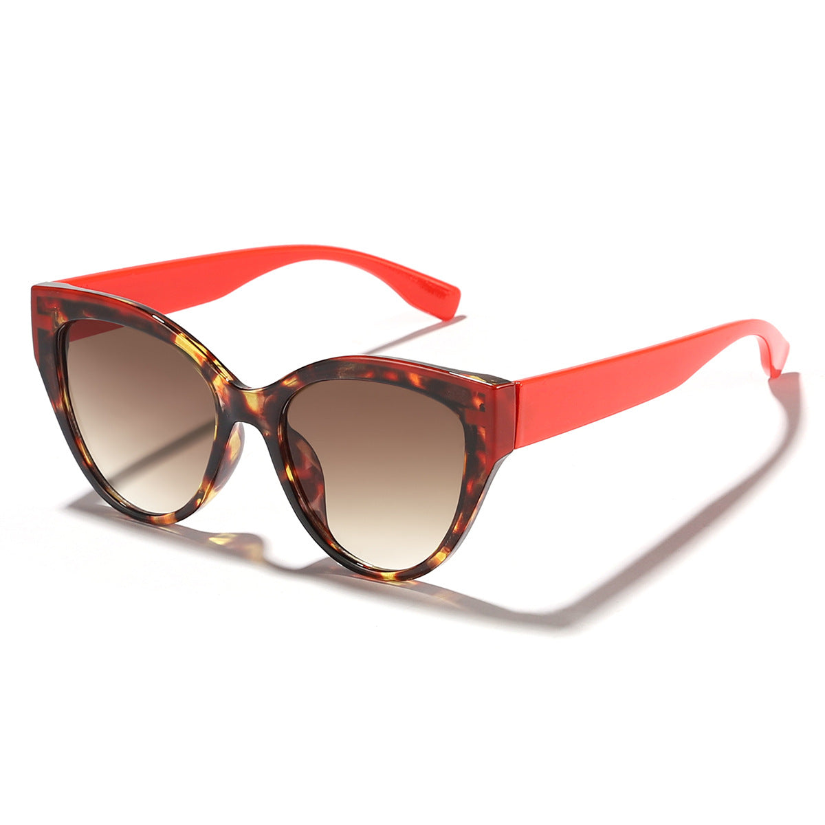 Damen trendige Katzenaugen Sonnenbrille mit hochwertigem Rahmen Brehn