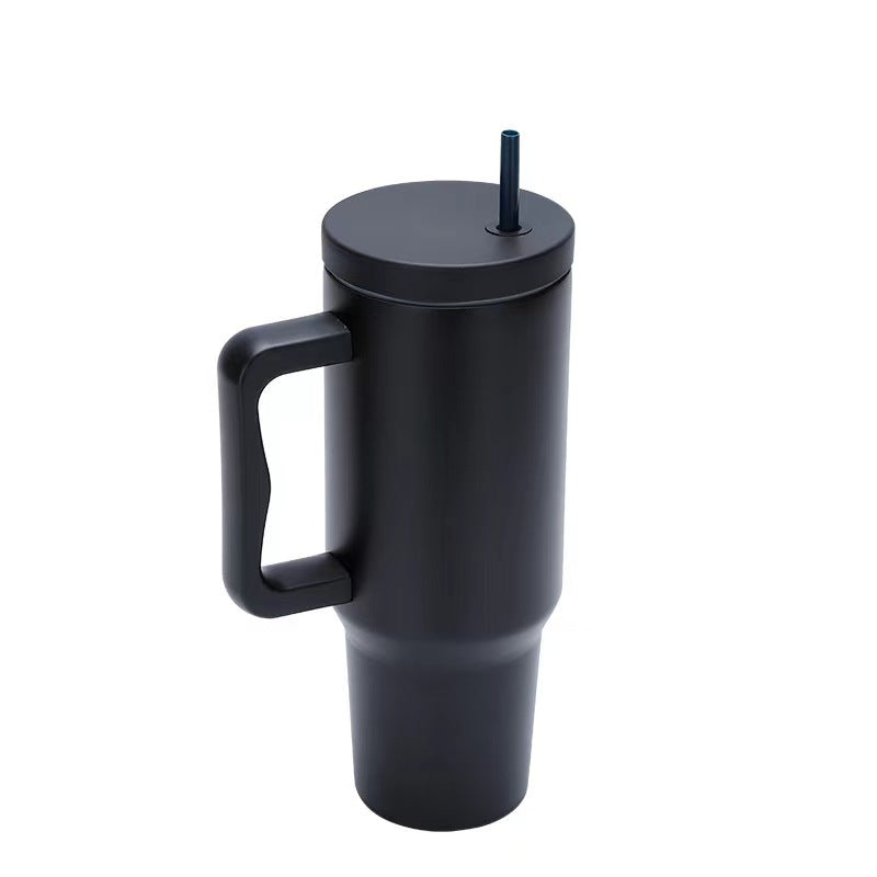 Damen Thermobecher mit ergonomischem Griff und integrierter Trinkhalm Brehn