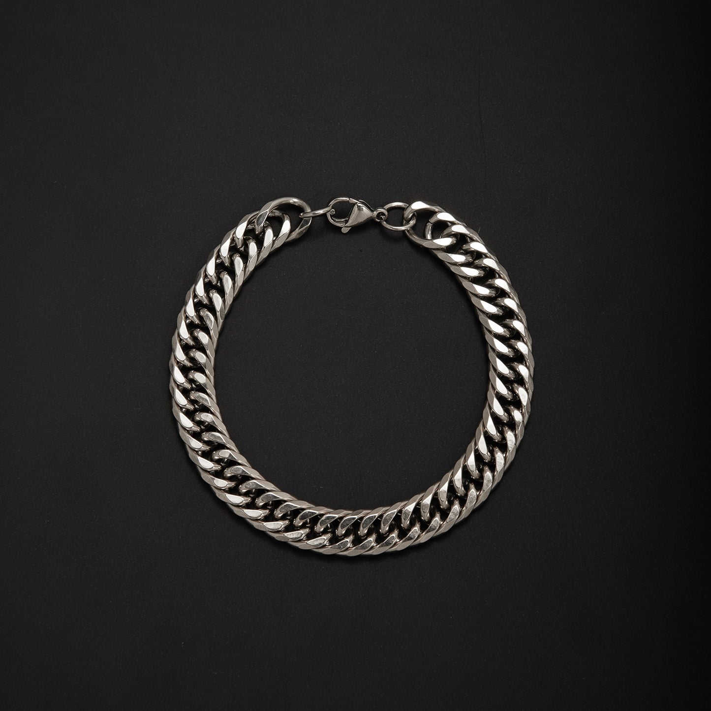 Chunky Metallisch Curb Ketten Halskette Brehn