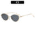 Chic Retro Oval Sonnenbrille