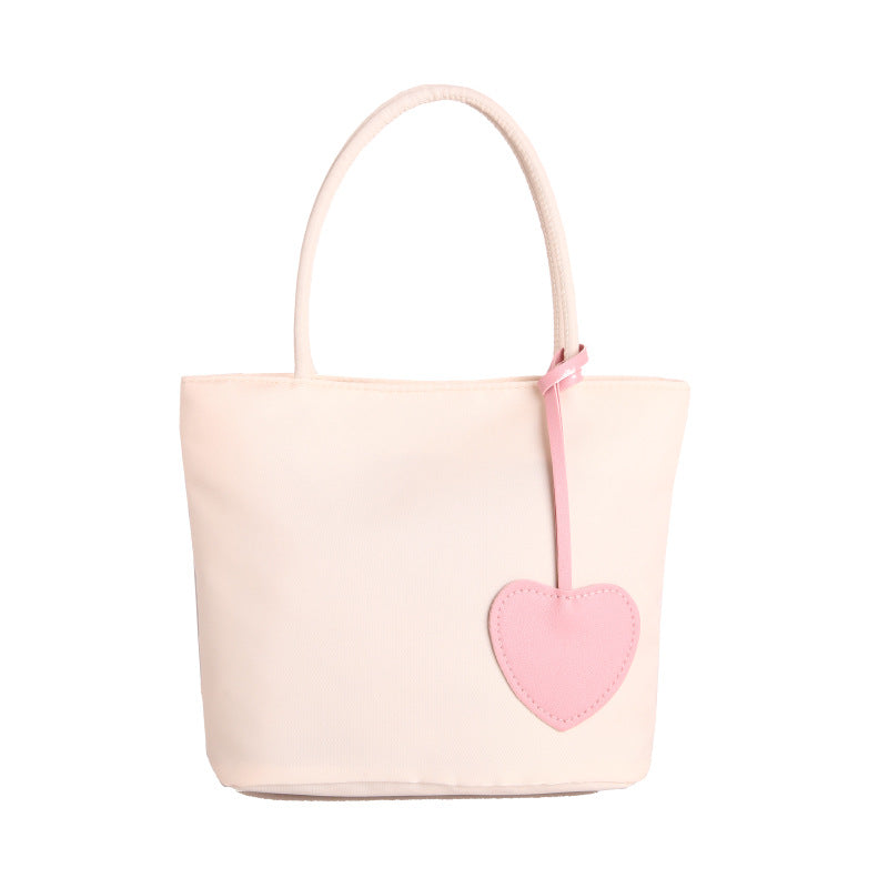 WoStylish Herz-geschmückte Alltags-Tote-Tasche Brehn