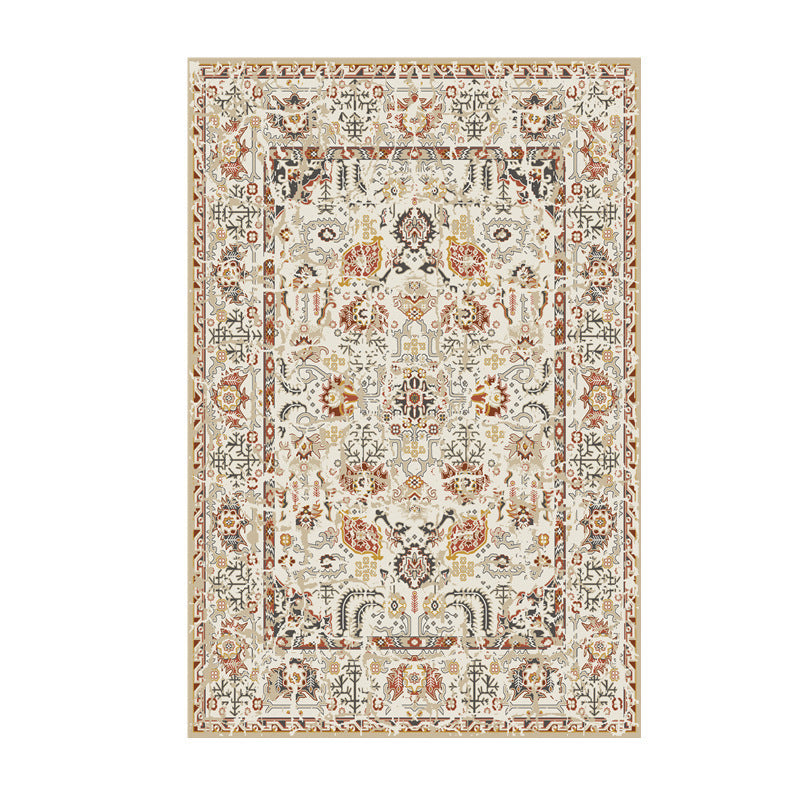 Vintage-inspirierter Blumenmuster-Teppich