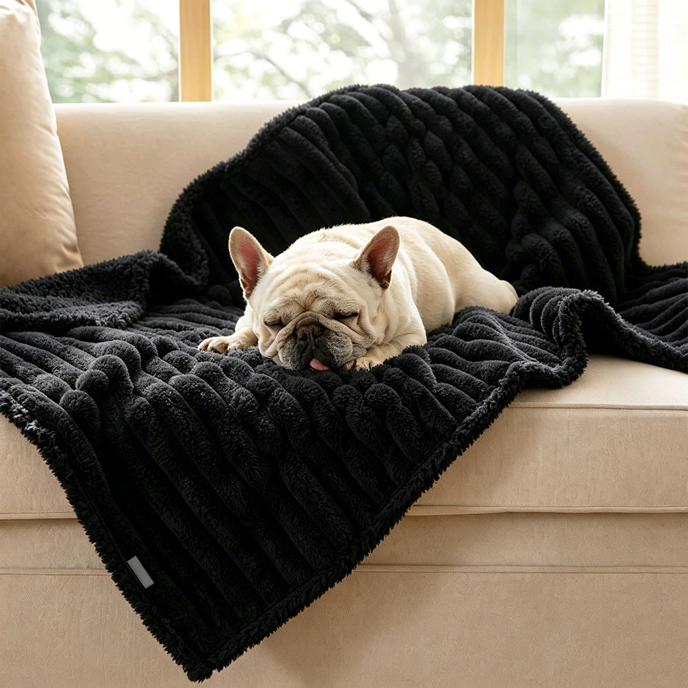 Plüsch Hund Wurfdecke