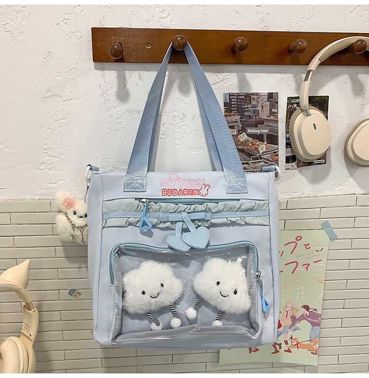 Transparenter Fronttasche Freizeit Rucksack Brehn