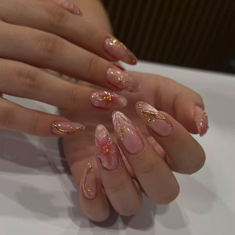 Floral Akzent Nagelkunst Verlängerungen Brehn