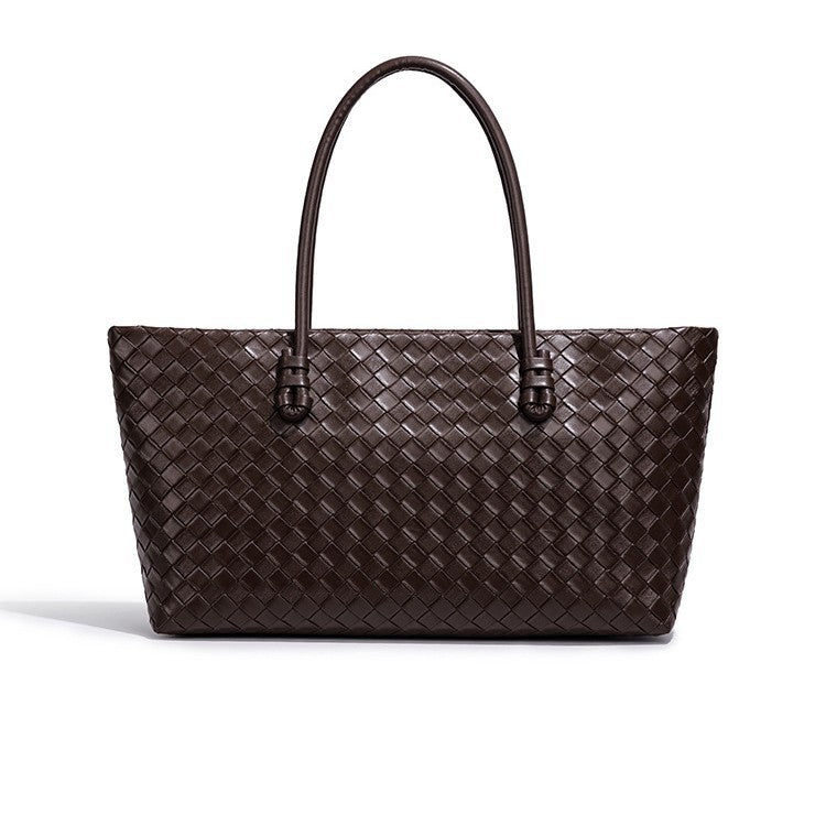 Woven Leather Tote Bag Brehn