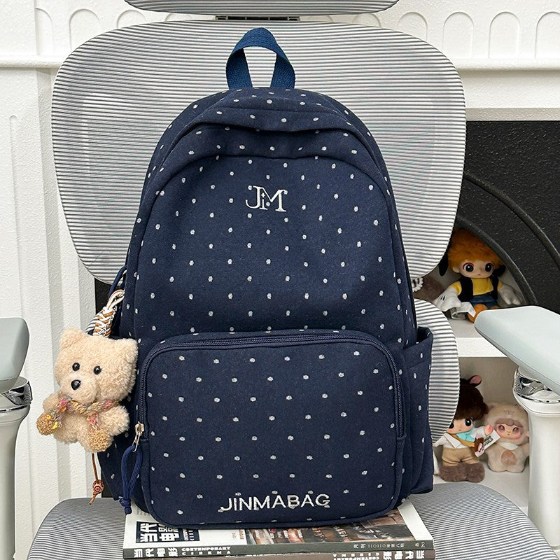 Punktemuster-Rucksack Brehn