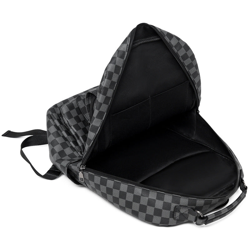 Stilvolle Schachbrett-Laptop-Rucksack Brehn