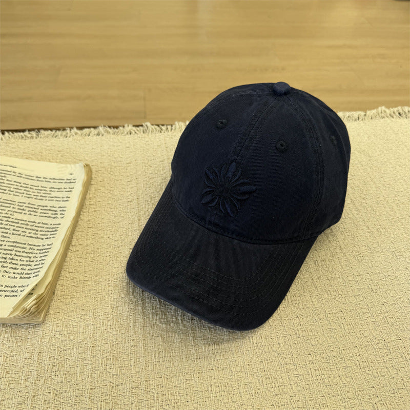 Damens Baseball-Cap mit Blumenstickerei Brehn