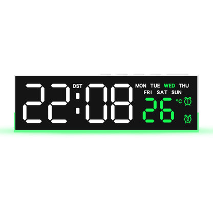 Digitaler Multifunktionaler LED-Wecker mit Temperatur- und Wochentagsanzeige Brehn