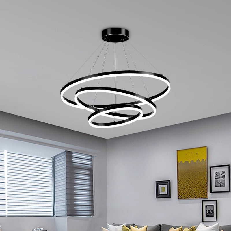 Moderne Spiral-LED-Hängelampe