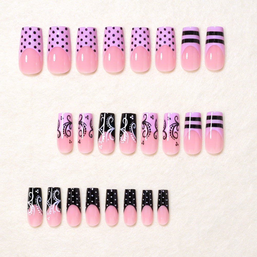Künstlerisches Quadrat-Nageldesign-Set Brehn