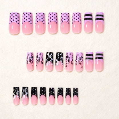 Künstlerisches Quadrat-Nageldesign-Set Brehn