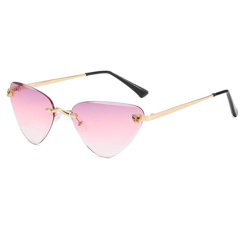 Damen Cat-Eye Sonnenbrille mit elegantem Metallrahmen Brehn