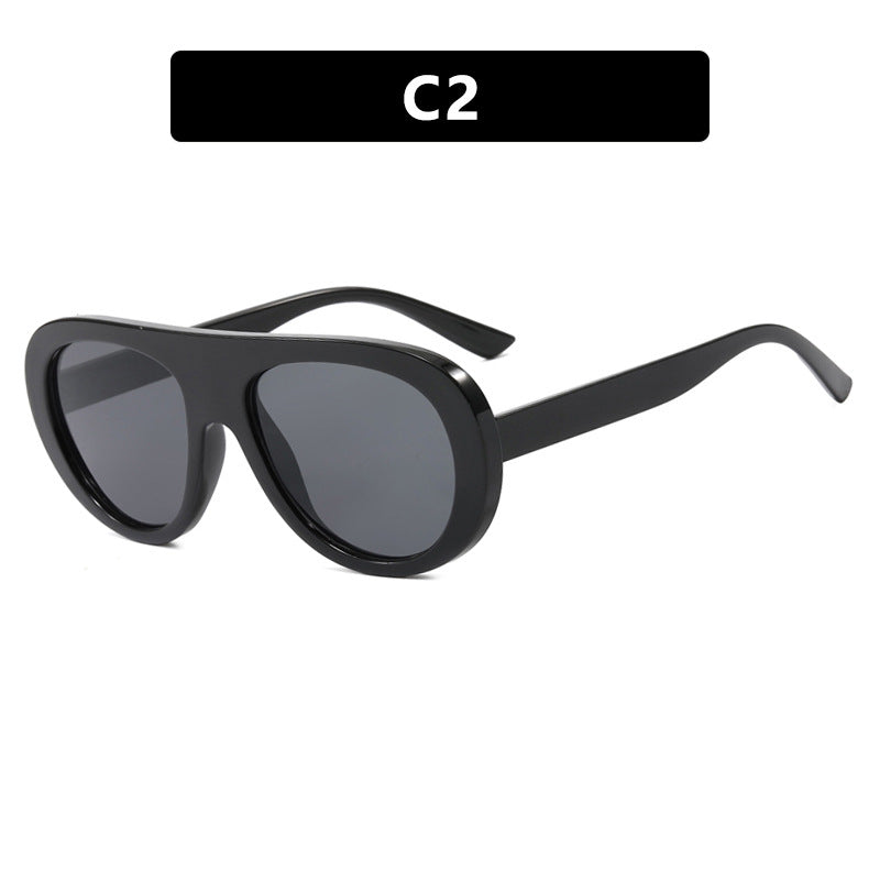 Damen stylische Sonnenbrille mit einzigartigem futuristischen Design Brehn