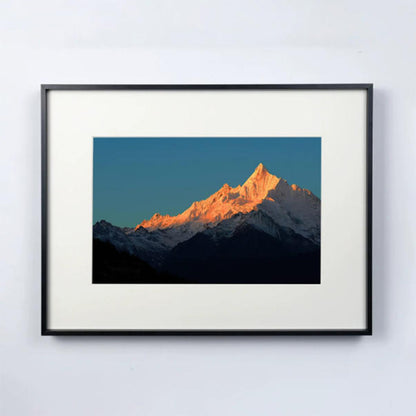 Landschaftsbild mit Rahmen