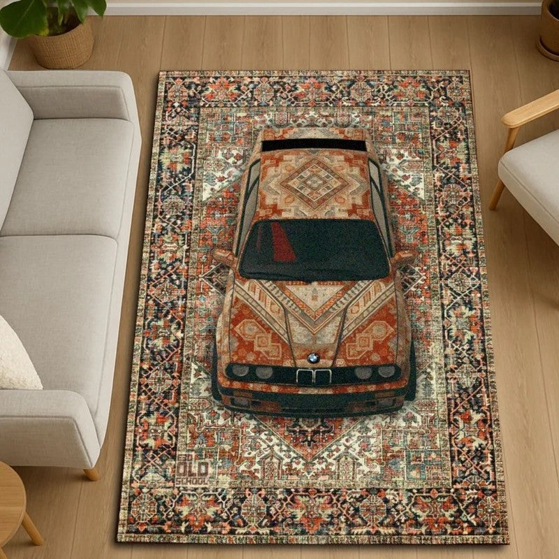 Dekorativer Auto-Themen-Teppich