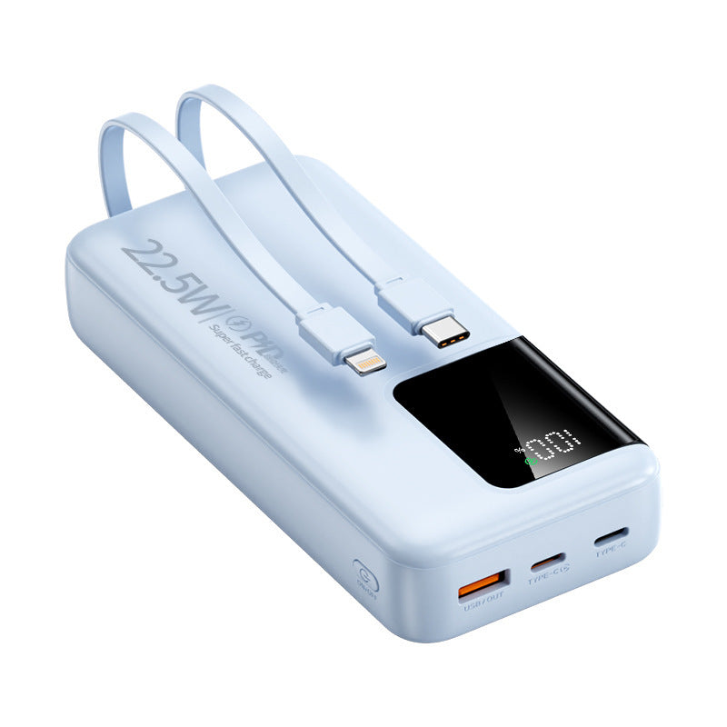 Powerbank mit dualen Schnellladeanschlüssen und digitaler Kapazitätsanzeige Brehn
