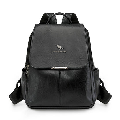 Haltbarer multifunktionaler Leder-Rucksack Brehn