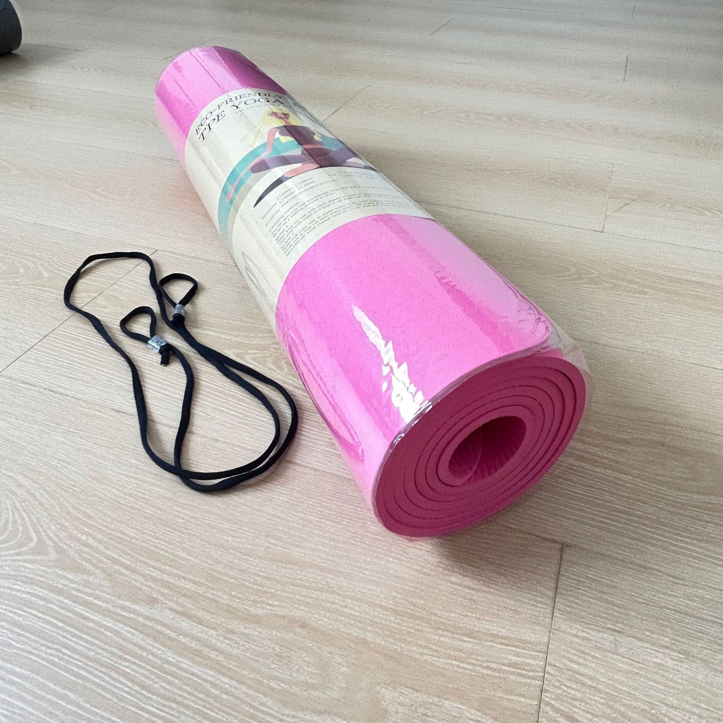 Premium Yoga-Matte mit Rutschfester Oberfläche und Tragegurt Brehn