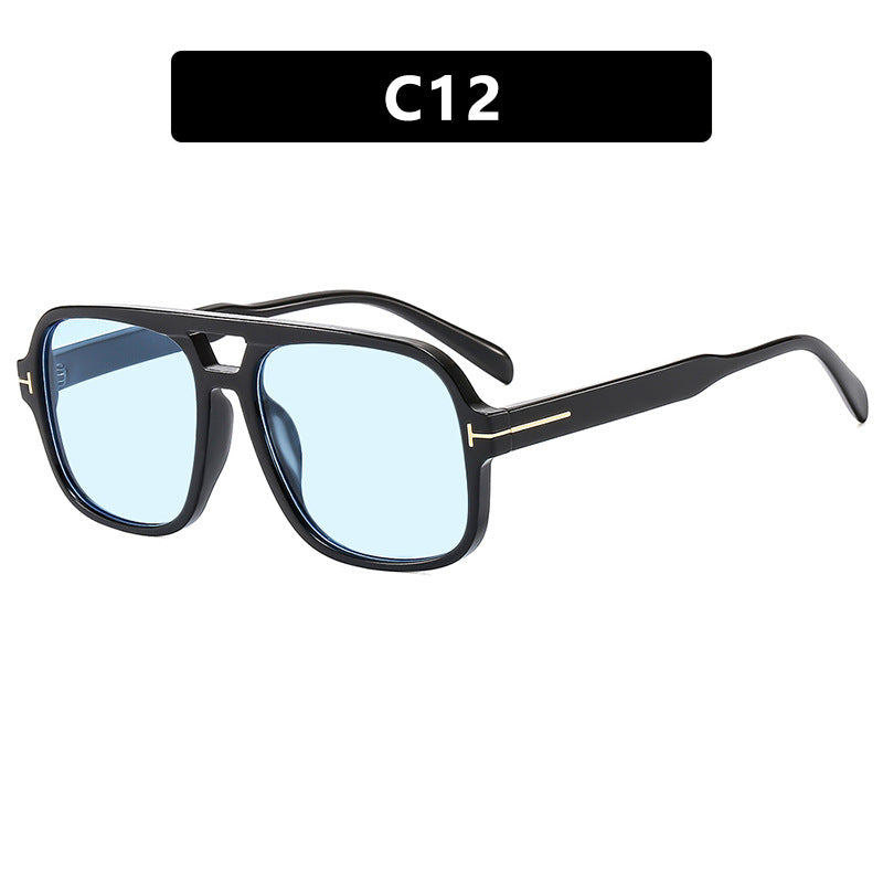 Damen quadratische Designerbrille mit filigranem Rahmen und modernem Kunststoffmaterial Brehn